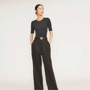 NWT Everlane Classic Crewneck Black Bodysuit